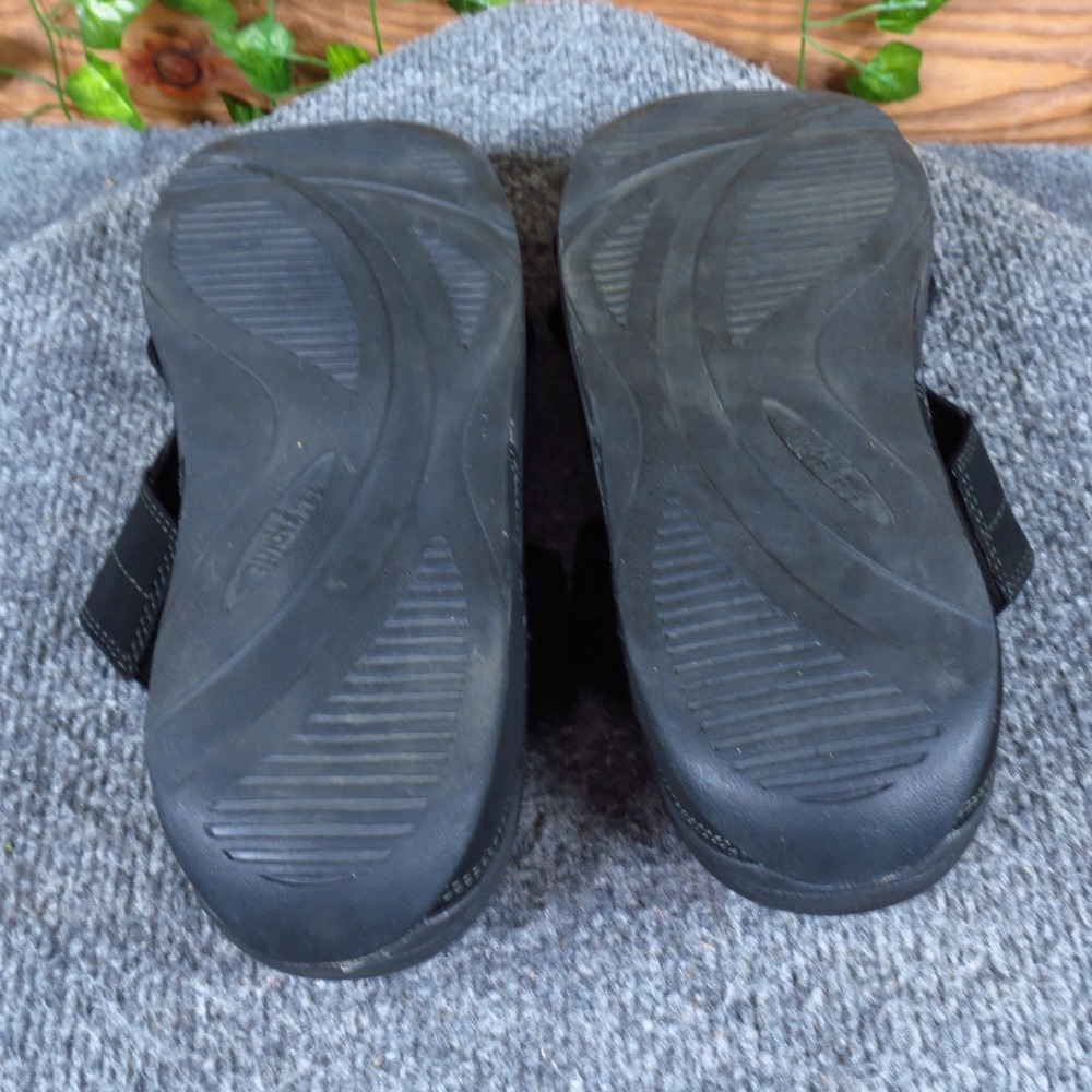 Easy Spirit ESHOWHIGH Women Slide Sandals Size 10 Walking Comfort Black Textile - Picture 6 of 7